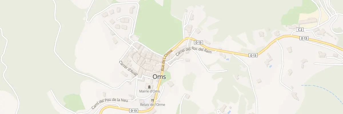 Plan du 5 Cae del Roc Del Ram à Oms