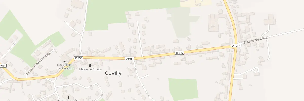 Plan du 14 Rue du Matz à Cuvilly