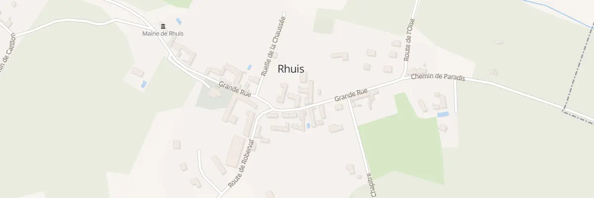 Plan du 10 Gr Grande Rue à Rhuis