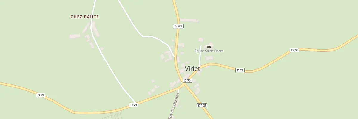 Plan du 5004 Le Bourg à Virlet