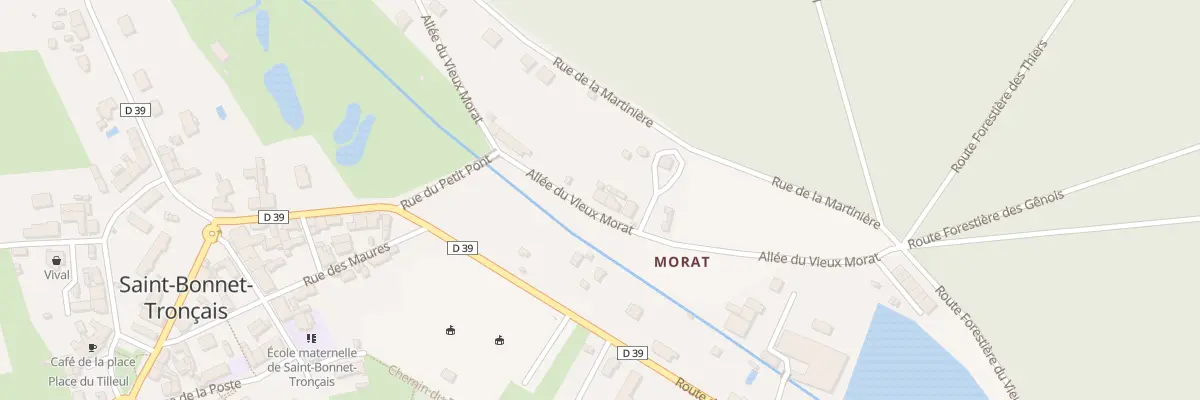 Plan du 17 All du Vieux Morat à Saint-Bonnet-Tronçais