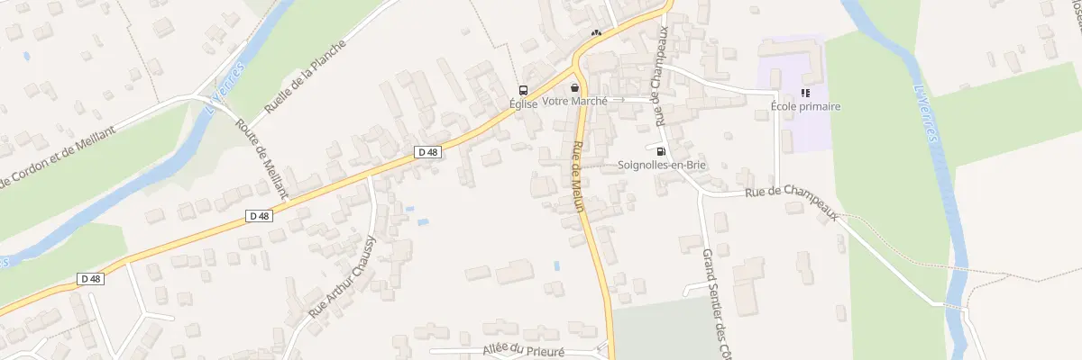 Plan du 8 Rue de Melun à Soignolles-en-Brie