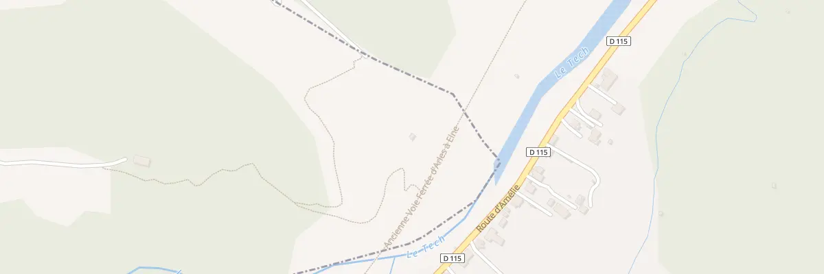 Plan du 803 Serrat de la Teuleria à Amélie-les-Bains-Palalda