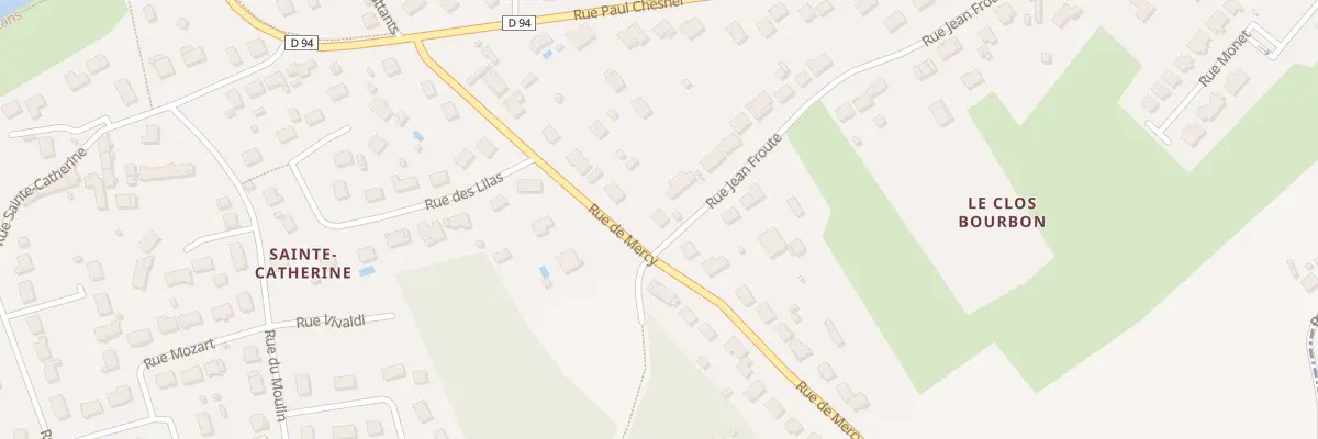 Plan du 225 Rue de Mercy à Pannes