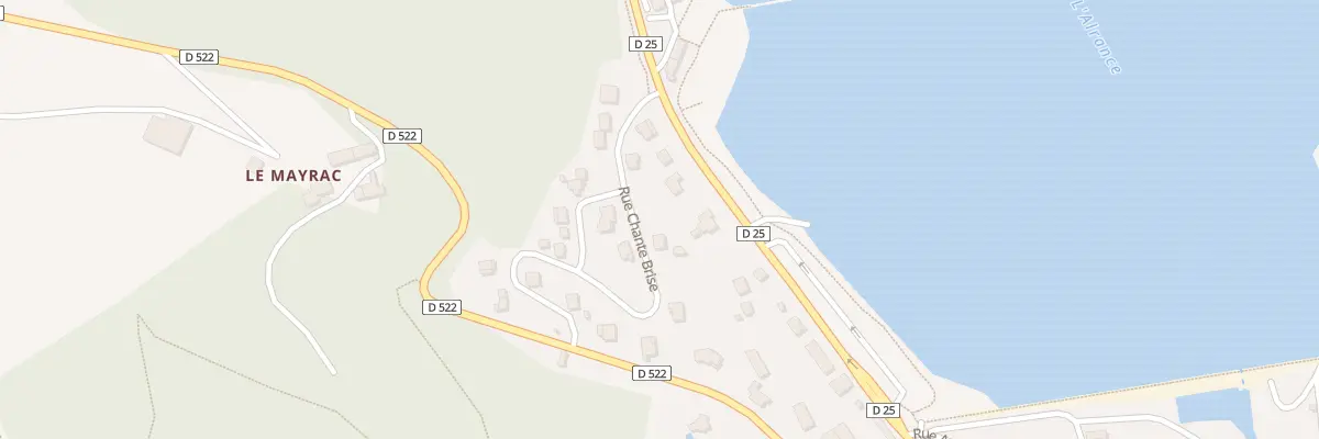 Plan du 5 Rue Chante Brise à Villefranche-de-Panat
