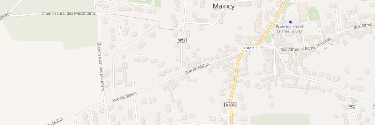 Plan du 16 Rue de Melun à Maincy