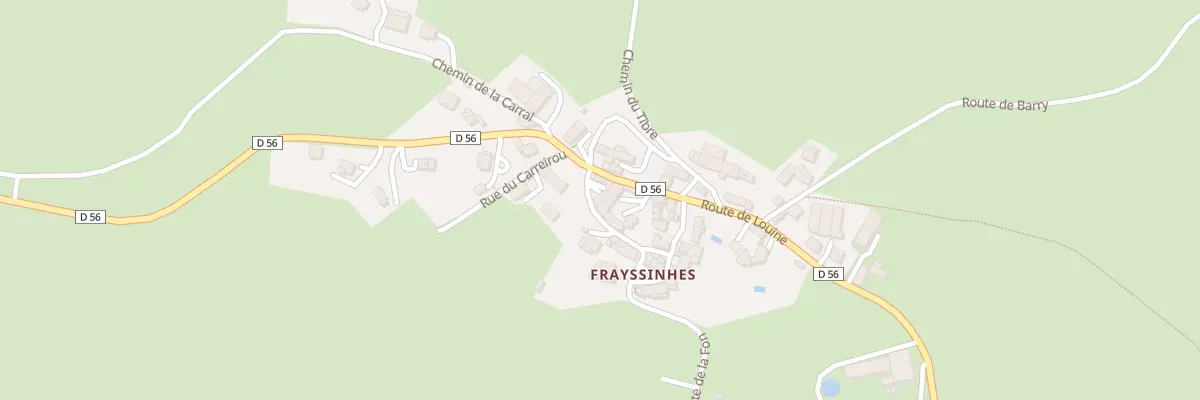 Plan du 5187 Frayssinhes au Vibal