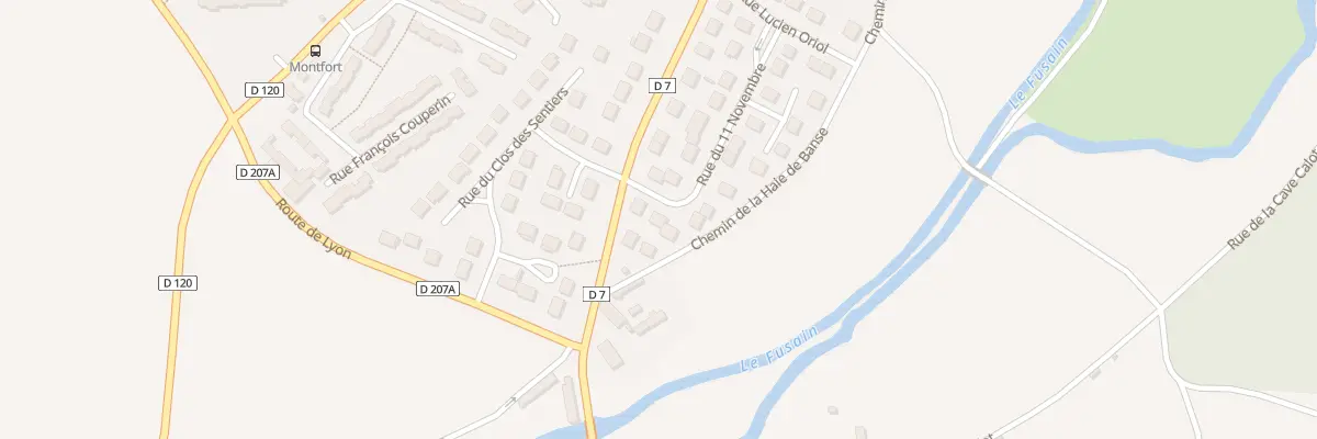 Plan du 19 Rue du 11 Novembre à Château-Landon