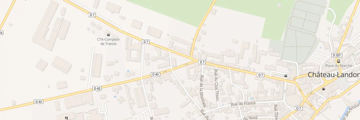 Plan du 19B Rue du Gâtinais à Château-Landon
