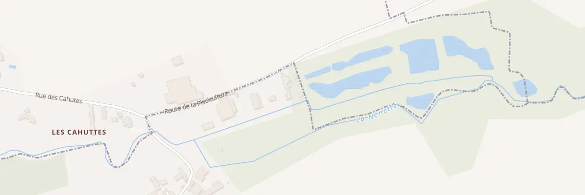 Plan du 13 Rte de la Pisciculture à Montlognon