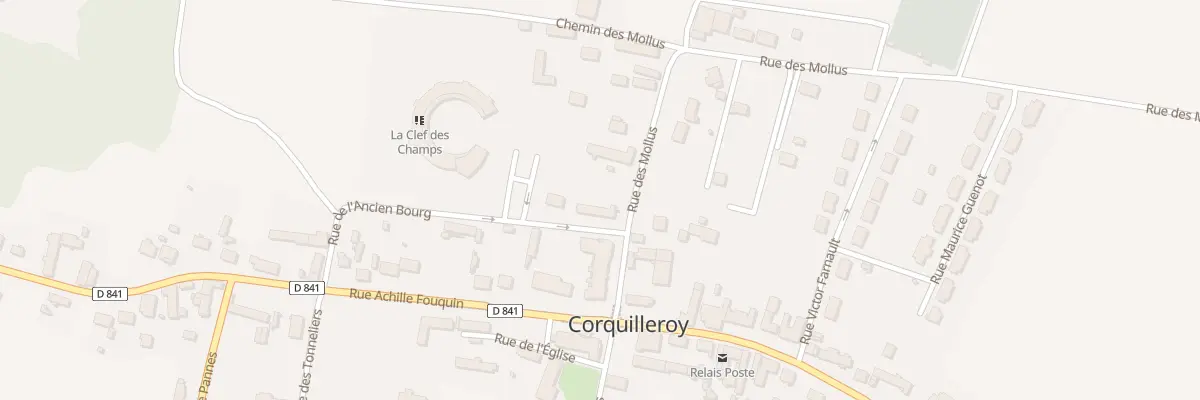 Plan du 2 Rue de l’Ancien Bourg à Corquilleroy