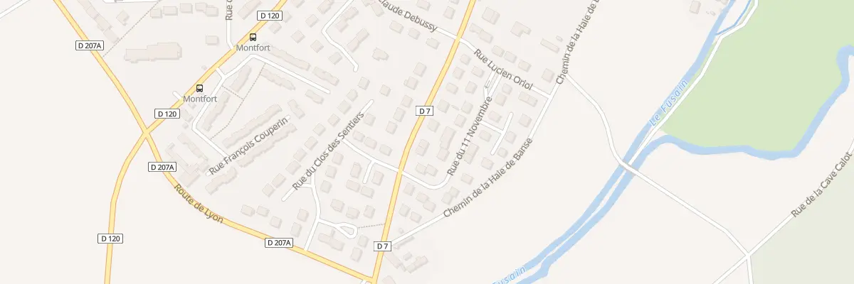 Plan du 59 Rue Charles de Gaulle à Château-Landon