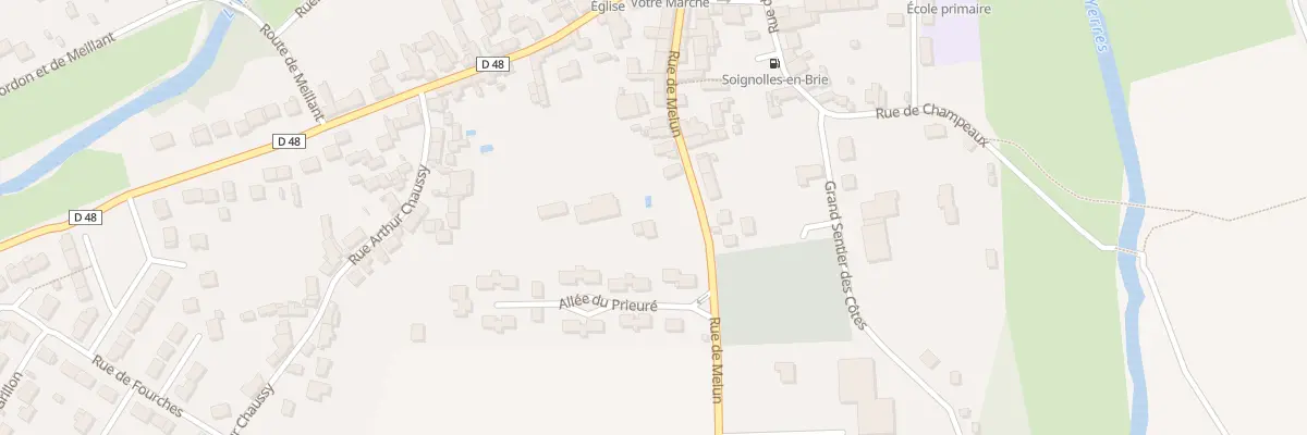 Plan du 20 Rue de Melun à Soignolles-en-Brie