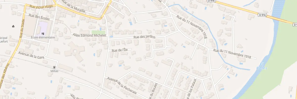 Plan du 7 Rue du Riberal à Millas