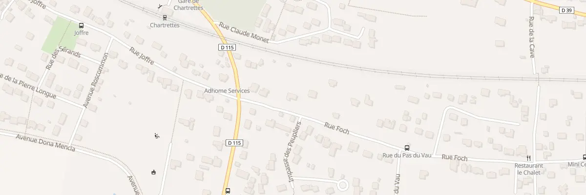 Plan du 7 Rue Foch à Chartrettes