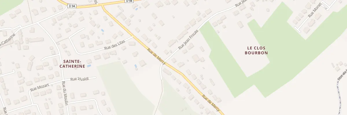 Plan du 257 Rue de Mercy à Pannes
