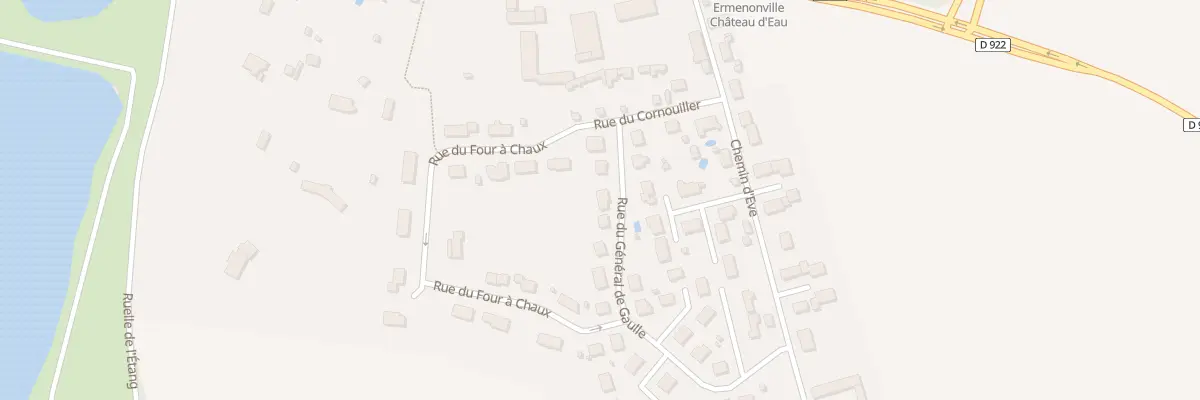 Plan du 31 Rue du Gen de Gaulle à Ermenonville