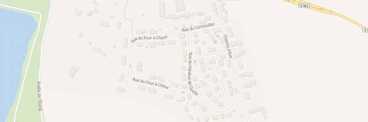 Plan du 29 Rue du Gen de Gaulle à Ermenonville