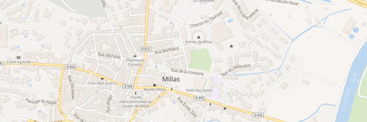 Plan du 11 Rue Jean Bourrat à Millas