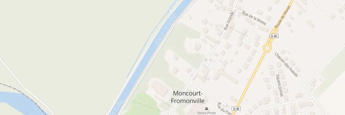 Plan du 1T Rue Grande à Moncourt-Fromonville