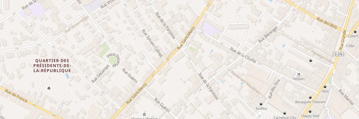 Plan du 110 Rue Saint-merry à Fontainebleau