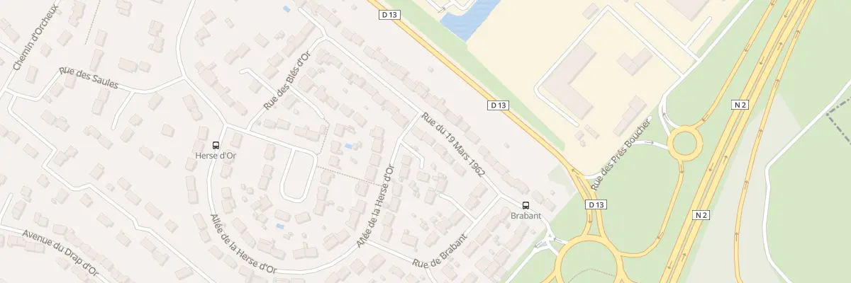 Plan du 9 Rue du Dix Neuf Mars 1962 à Dammartin-en-Goële