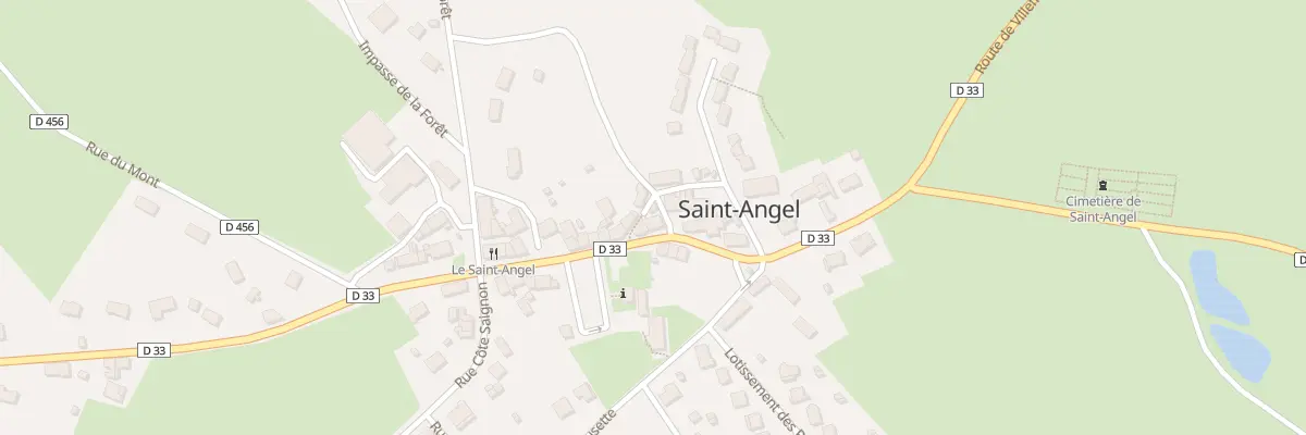 Plan du 21 Rte de Villefranche à Saint-Angel