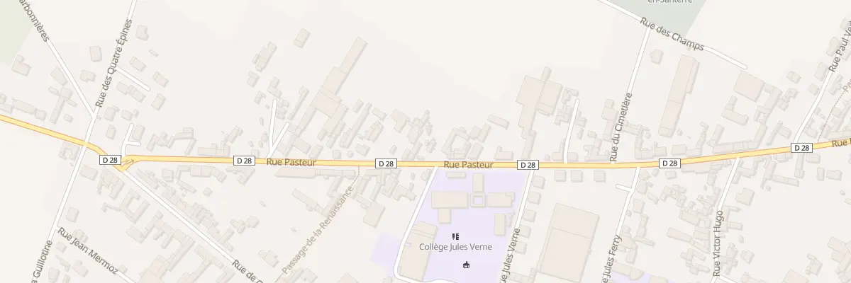 Plan du 86 Rue Pasteur à Rosières-en-Santerre