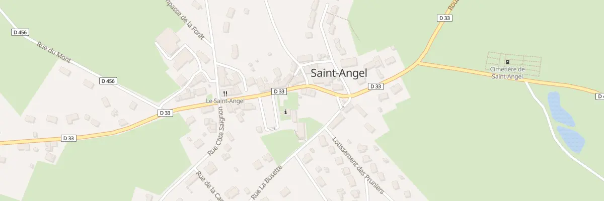 Plan du 14 Rte de Villefranche à Saint-Angel