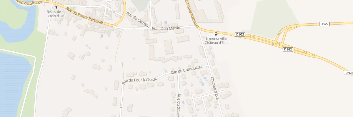 Plan du 8 Rue du Cornouiller à Ermenonville