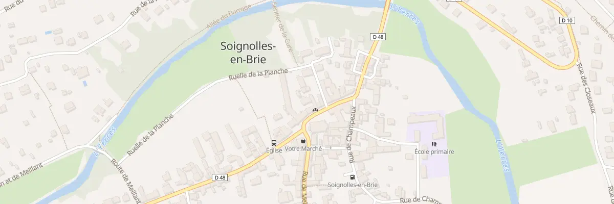 Plan du 14T Rue de Corbeil à Soignolles-en-Brie