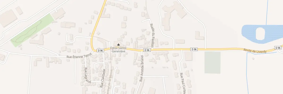 Plan du 10 Rue Eugène Dorlet à Coubert