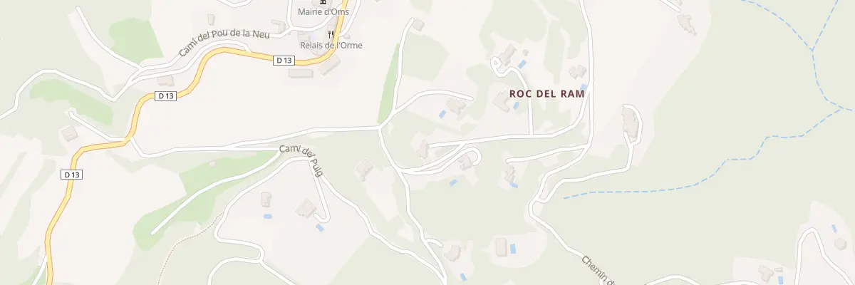 Plan du 51 Roc Del Ram à Oms