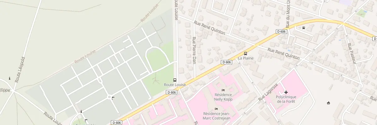 Plan du 3 Rue Pierre Dan à Fontainebleau