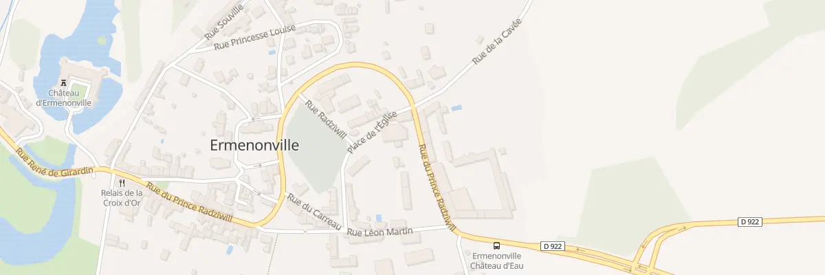 Plan du 6 Pl de l’Eglise à Ermenonville