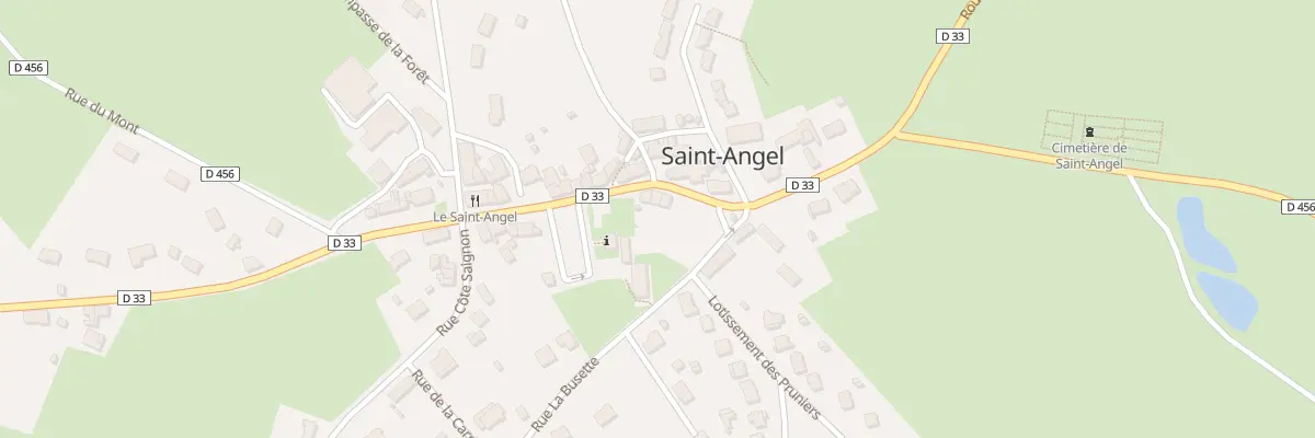 Plan du 16 Rte de Villefranche à Saint-Angel