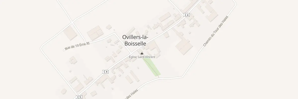Plan du 22 Rue Bréart de Boisanges à Ovillers-la-Boisselle