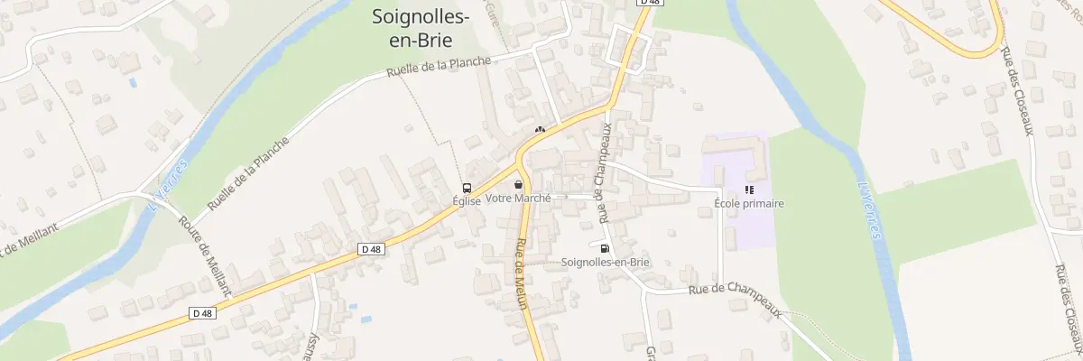 Plan du 1 Rue de Melun à Soignolles-en-Brie