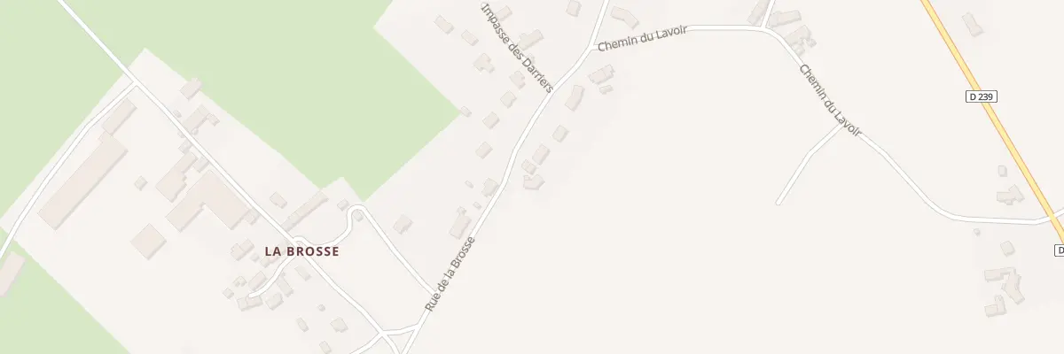 Plan du 21 Rue de la Brosse à Chamblet