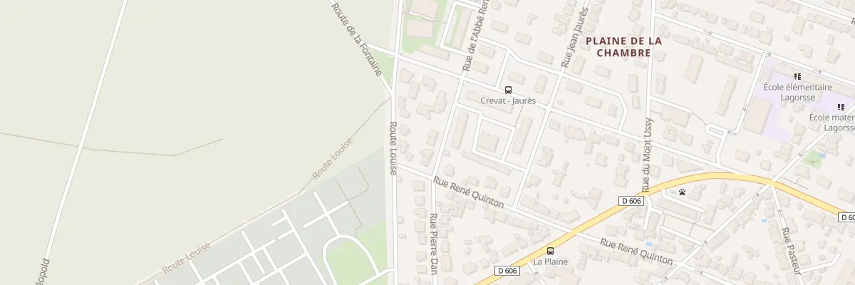 Plan du 3 Rue de l’Abbé Renaudeau à Fontainebleau