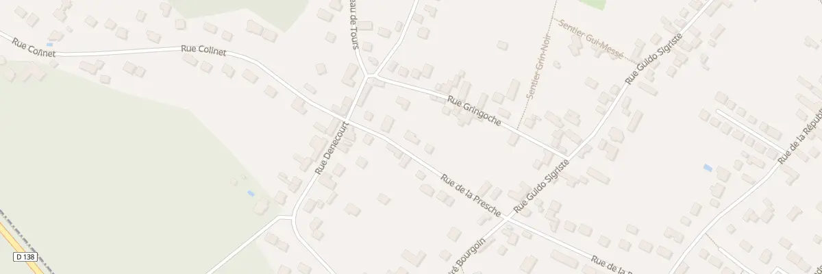 Plan du 7 Rue de la Presche à Bois-le-Roi