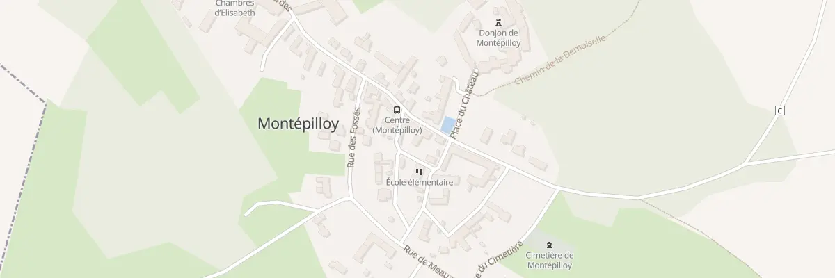 Plan du 2 Ptr Petite Rue de l’Eglise à Montépilloy