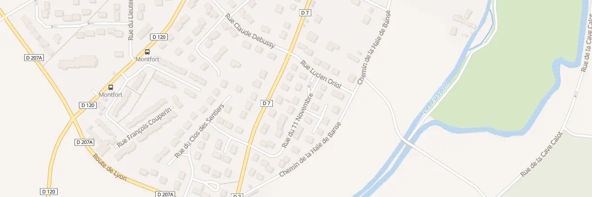 Plan du 4 Rue du 11 Novembre à Château-Landon