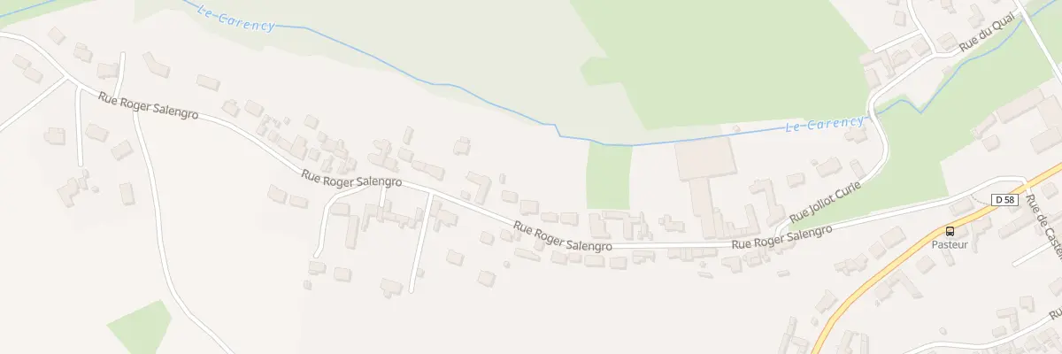 Plan du 14A Rue Roger Salengro à Carency