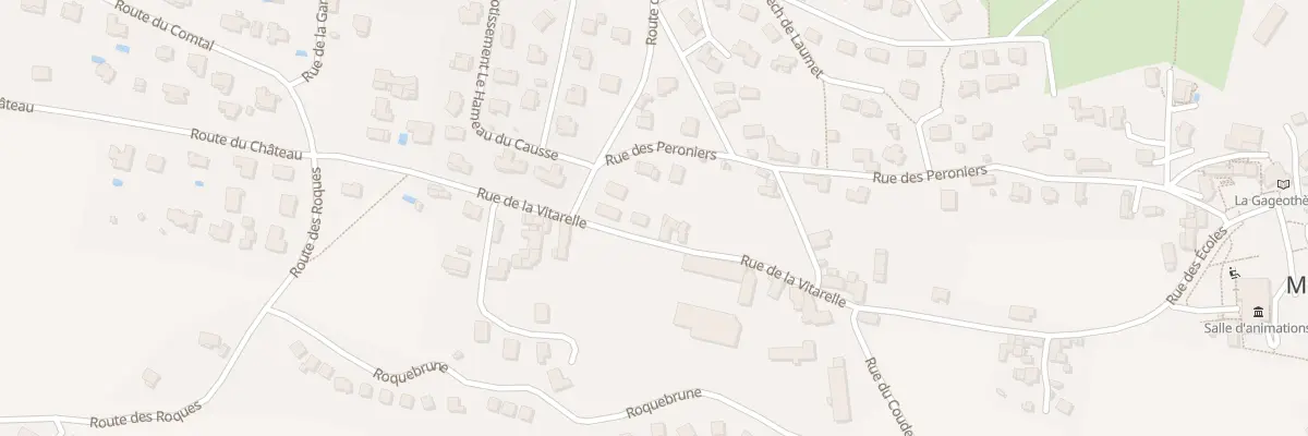 Plan du 5507 Gages le Haut à Montrozier