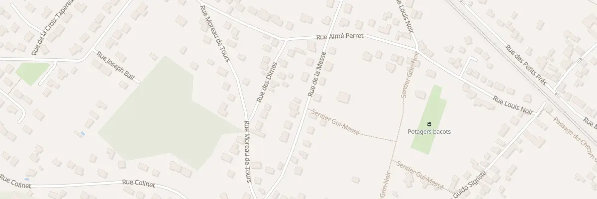 Plan du 20 Rue de la Messe à Bois-le-Roi