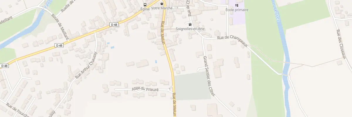 Plan du 27 Rue de Melun à Soignolles-en-Brie