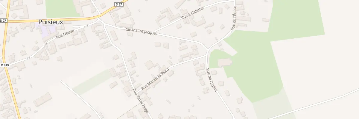 Plan du 7 Rue Marius Richard à Puisieux