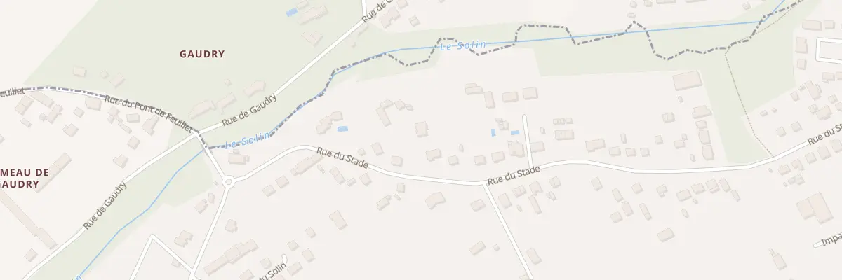 Plan du 100B Rue du Stade à Villemandeur