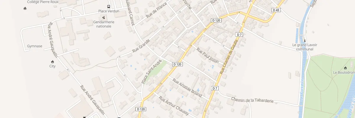 Plan du 30 Rue de la République à Château-Landon